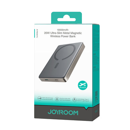 JOYROOM Powerbank Pro 10000mAh ultra-thin magnetic PD 20W USB-C Lightning - titanium – image 8