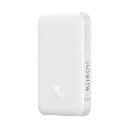 BASEUS Powerbank 6000mAh Magnetic Mini Air 20W with USB-C cable - white – image 4