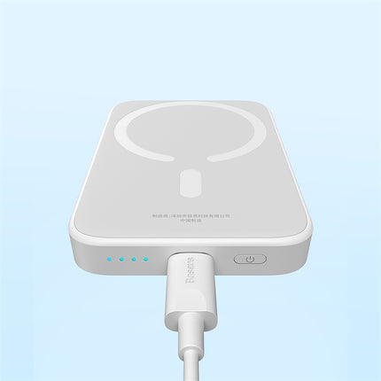 BASEUS Powerbank 6000mAh Magnetic Mini Air 20W with USB-C cable - white – image 9