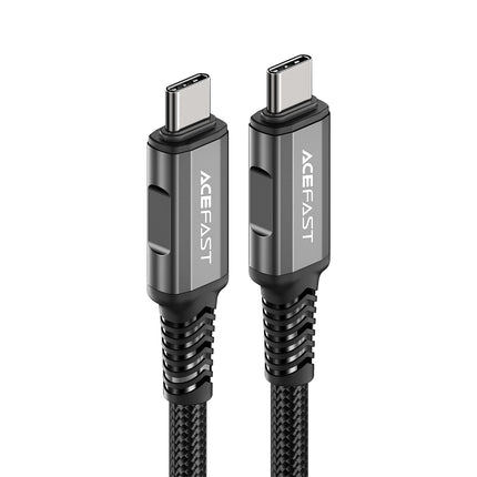 ACEFAST USB-C USB4 PD3.1 5A cable for data transmission and 4K Video 1m - gray and black – image 3