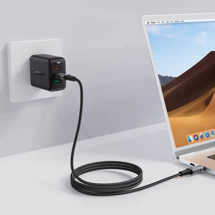 ACEFAST USB-C USB4 PD3.1 5A cable for data transmission and 4K Video 1m - gray and black – image 4