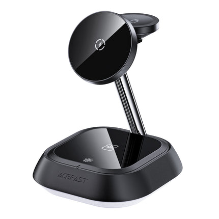 ACEFAST 3in1 E16 15W inductive charging station for phone, headphones, watch - black