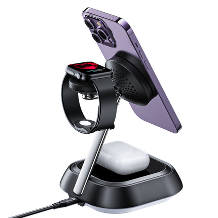 ACEFAST 3in1 E16 15W inductive charging station for phone, headphones, watch - black – image 6