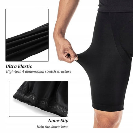 ROCKBROS Short bib shorts with XL insert - black – image 3
