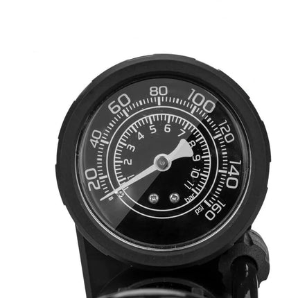 ROCKBROS Universal floor foot bicycle pump with pressure gauge - black – image 2
