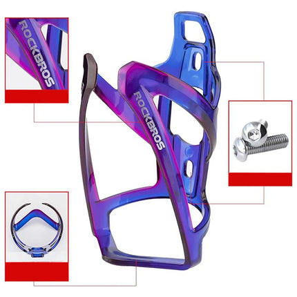 ROCKBROS Bicycle bottle holder - blue and purple – image 6