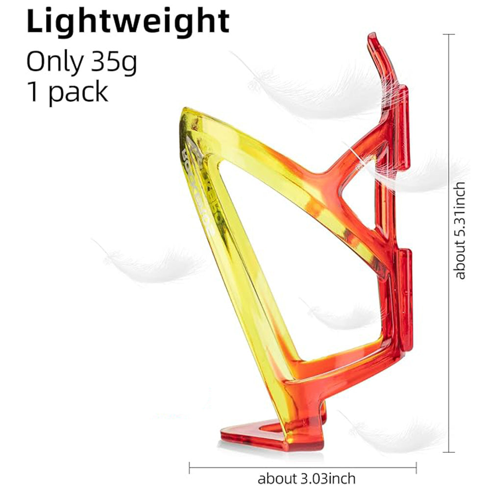 ROCKBROS Bicycle bottle holder - red and yellow – image 3