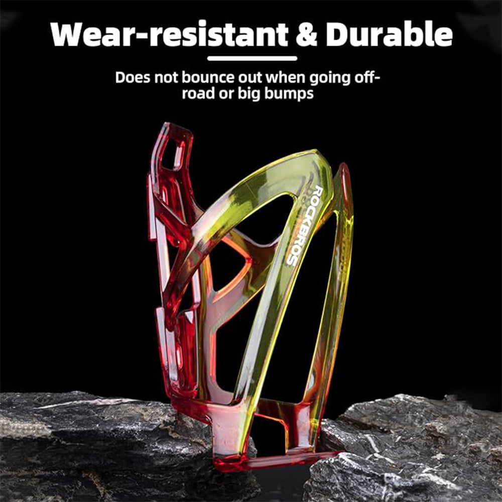ROCKBROS Bicycle bottle holder - red and yellow – image 5
