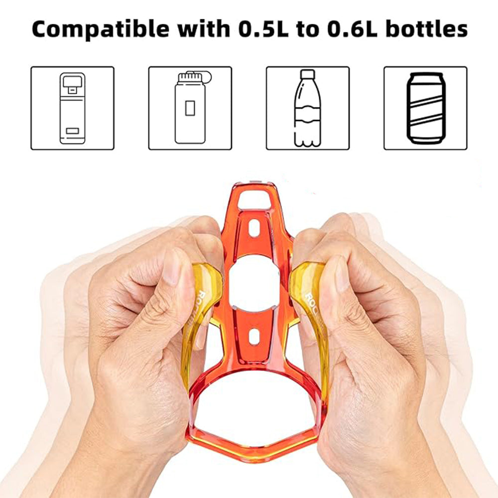 ROCKBROS Bicycle bottle holder - red and yellow – image 6