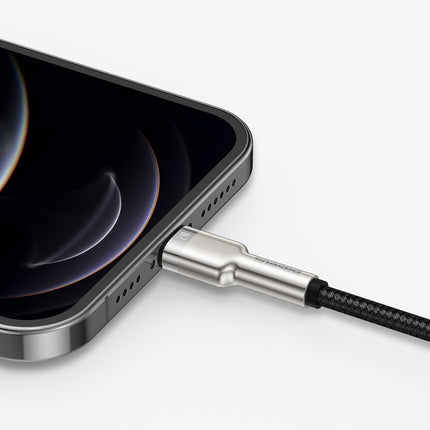 BASEUS Cafule Series Metal Data USB-A - iPhone Lightning 2.4A cable 1m - black – image 11