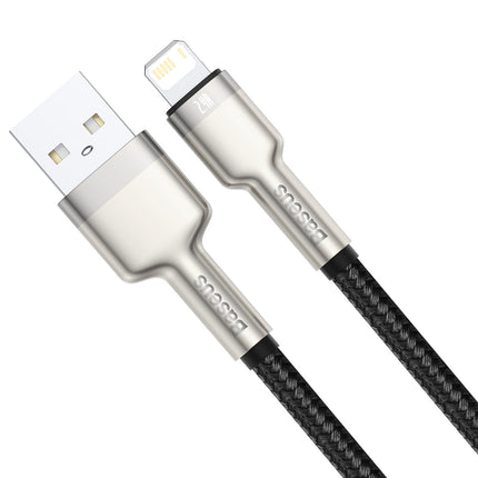 BASEUS Cafule Series Metal Data USB-A - iPhone Lightning 2.4A cable 1m - black – image 2