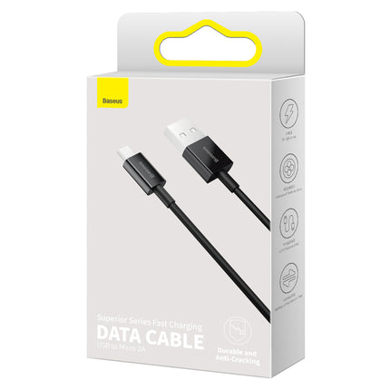 BASEUS Superior USB-A - micro USB 2A cable 2m - black – image 7