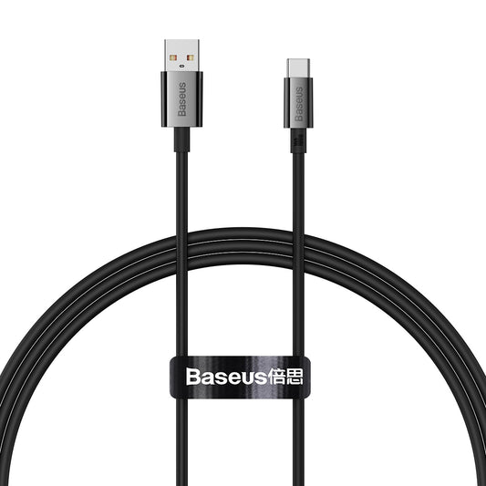 BASEUS Superior Series USB-A - USB-C cable 100W 1m - black