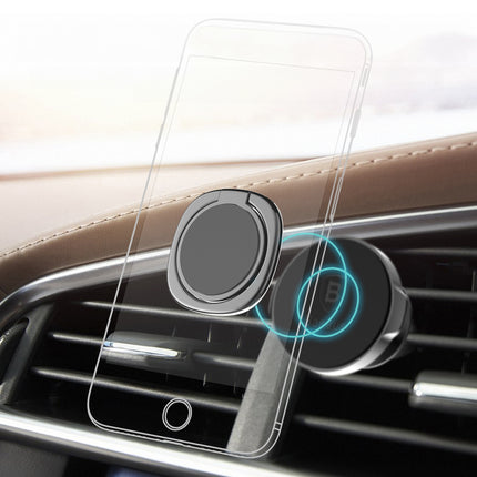 BASEUS Privity Ring magnetic finger phone holder with stand function - black – image 6