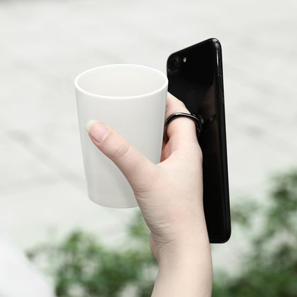 BASEUS Privity Ring magnetic finger phone holder with stand function - black – image 7