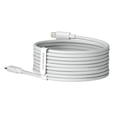 BASEUS 2x Simple Wisdom iPhone Lightning cable - USB-C 20W 1.5 m - white – image 5