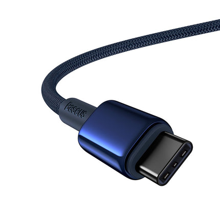 BASEUS Tungsten Gold USB-C - USB-C cable 100W 1m - navy blue – image 4