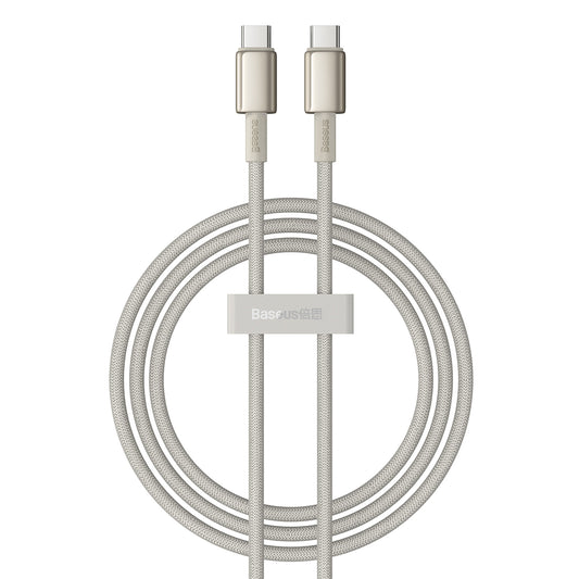 BASEUS Tungsten Gold USB-C - USB-C cable 100W 1m - gold
