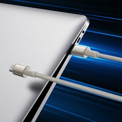 BASEUS Tungsten Gold USB-C - USB-C cable 100W 1m - gold – image 5