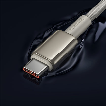 BASEUS Tungsten Gold USB-C - USB-C cable 100W 1m - gold – image 6