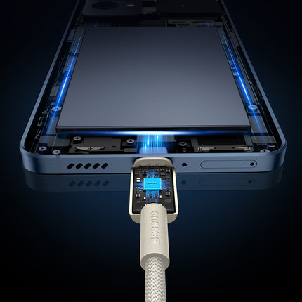 BASEUS Tungsten Gold USB-C - USB-C cable 100W 1m - gold – image 7