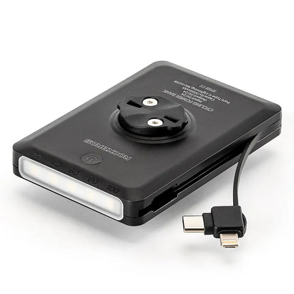 ROCKBROS 2in1 150lm front bicycle light for the counter with a 5000mAh IPX6 power bank - black – image 3