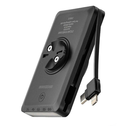 ROCKBROS 2in1 150lm front bicycle light for the counter with a 5000mAh IPX6 power bank - black – image 4