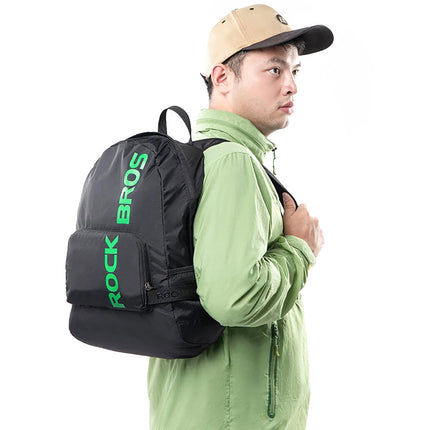 ROCKBROS Waterproof foldable sports backpack 46.5x38cm 18l - black – image 5