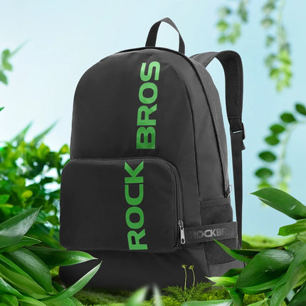 ROCKBROS Waterproof foldable sports backpack 46.5x38cm 18l - black – image 8