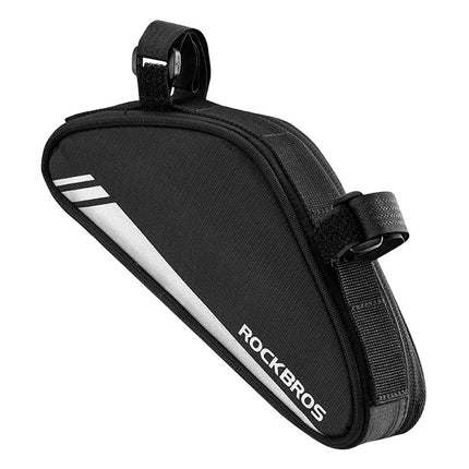 ROCKBROS Bicycle bag for tools, pump mounted on the frame, 0.7l - black