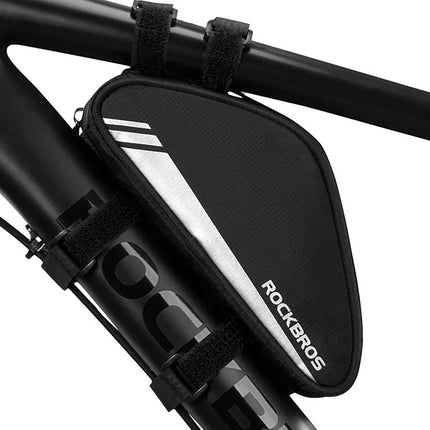 ROCKBROS Bicycle bag for tools, pump mounted on the frame, 0.7l - black – image 2