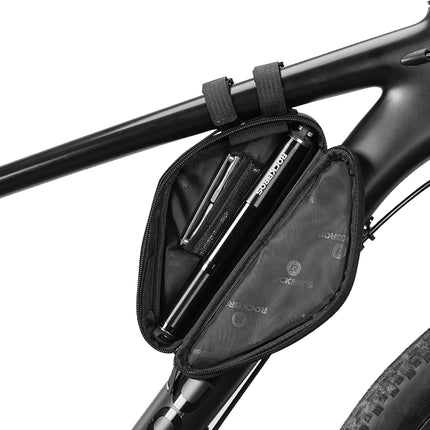 ROCKBROS Bicycle bag for tools, pump mounted on the frame, 0.7l - black – image 5