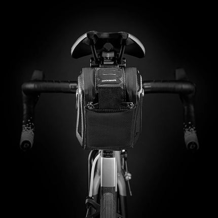ROCKBROS Bicycle bag attached under the saddle with a quick-release hook 1.8l - black – image 11