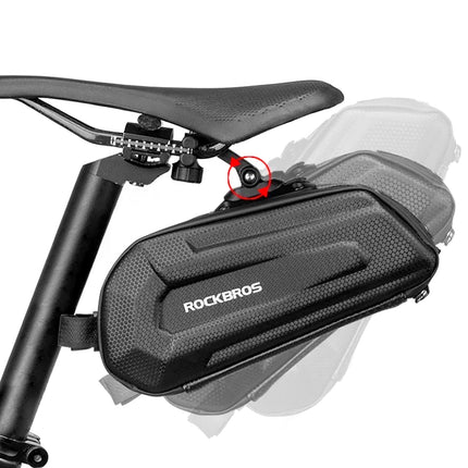 ROCKBROS Bicycle bag attached under the saddle with a quick-release hook 1.8l - black – image 6