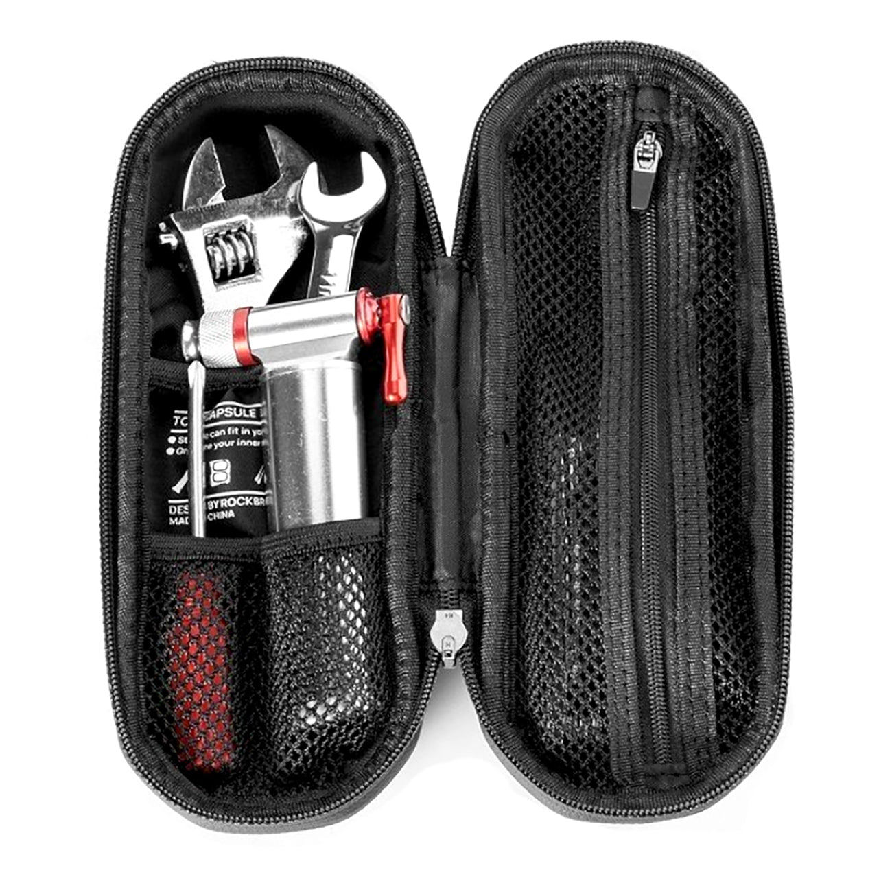 ROCKBROS Bicycle tool bag mounted in a 0.65l water bottle holder - black – image 3