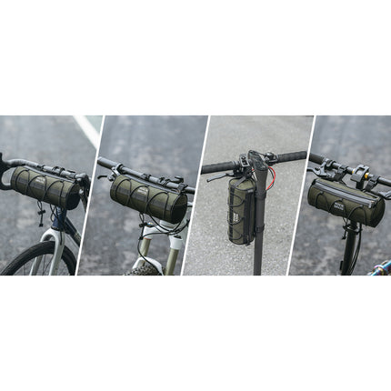 ROCKBROS Bicycle bag attached to the handlebar and saddle frame, 2l - green – image 9