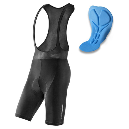 ROCKBROS Short bib shorts with M insert - black