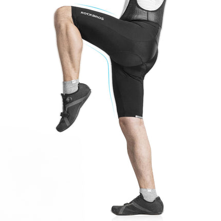 ROCKBROS Short bib shorts with M insert - black – image 3