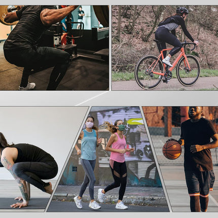 ROCKBROS Breathable long cycling trousers with XXL insert - black – image 4