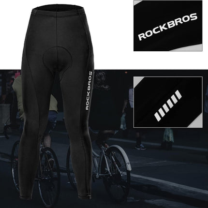 ROCKBROS Long breathable cycling pants with L insert - black – image 3