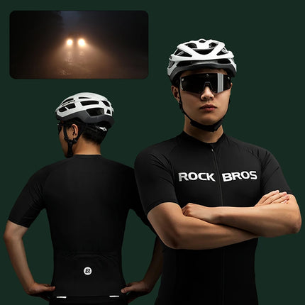 ROCKBROS XXXL short-sleeved cycling jersey - black – image 3