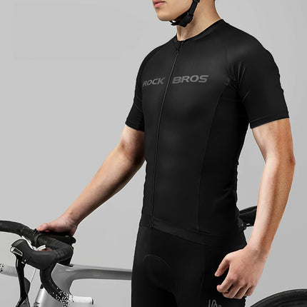 ROCKBROS XXXL short-sleeved cycling jersey - black – image 6