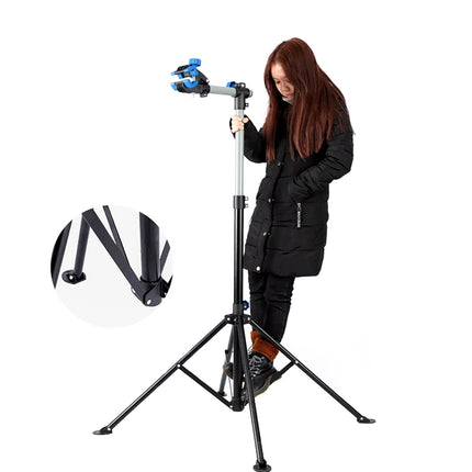 ROCKBROS Multifunctional service stand, floor bicycle holder - black – image 4