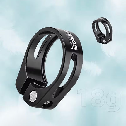ROCKBROS Bicycle clamp for 27.2 and 28.6 mm seatpost with screw - black – image 3