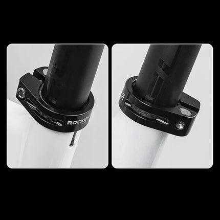 ROCKBROS Bicycle clamp for 27.2 and 28.6 mm seatpost with screw - black – image 5