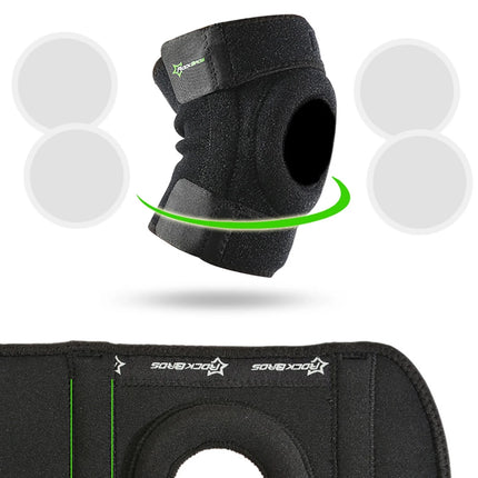 ROCKBROS Knee pad, sports protector for the knee, patella and knee joint, size M - black – image 22