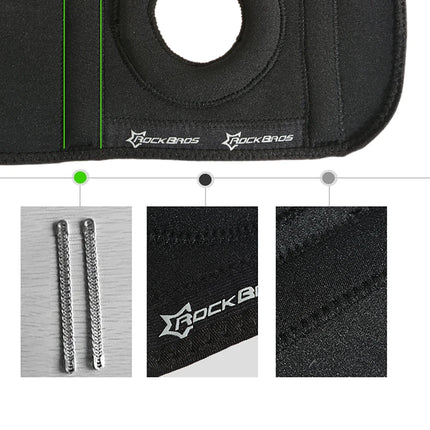 ROCKBROS Knee pad, sports protector for the knee, patella and knee joint, size M - black – image 20
