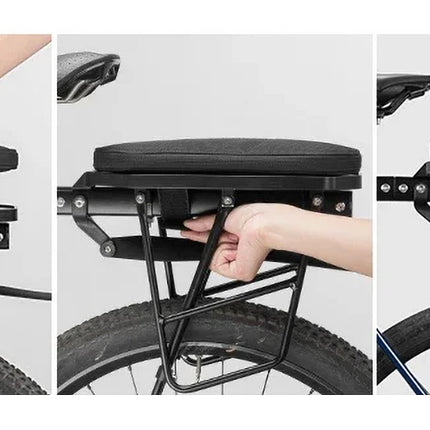 ROCKBROS Foldable bicycle trunk bag with seat function 5l - black – image 9