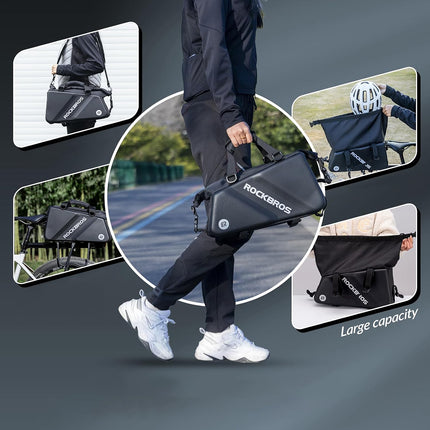 ROCKBROS Sports and bicycle bag mounted on the trunk 11.6l - black – image 8