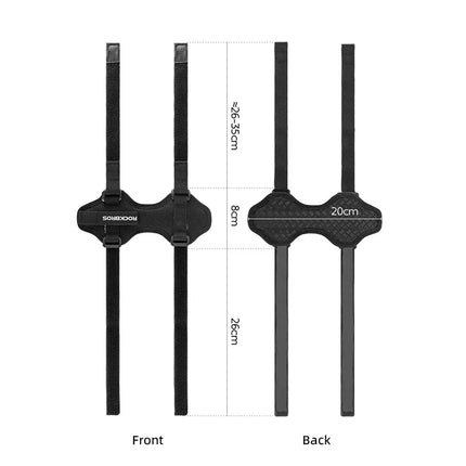 ROCKBROS Bicycle holder with Velcro for attaching to the handlebar frame for a speaker, water bottle, etc. - black – image 2